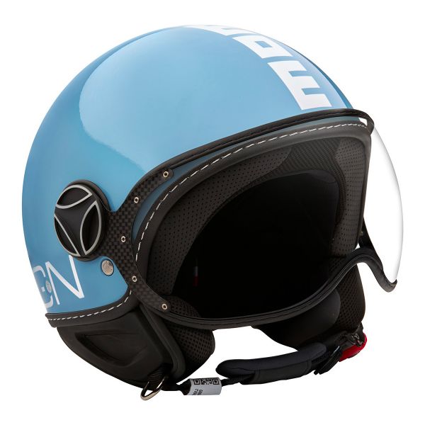 Open Face Momo Design FGTR Classic Light Blue White