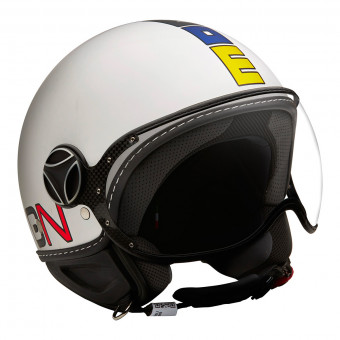 Open Face Momo Design FGTR Classic White Matt Multicolor