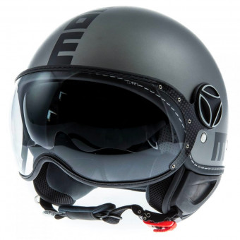 Open Face Momo Design FGTR Evo 3 Frost Titanium