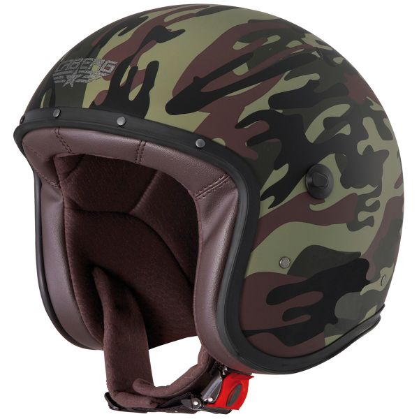 Open Face Caberg Freeride Commander Mat Green