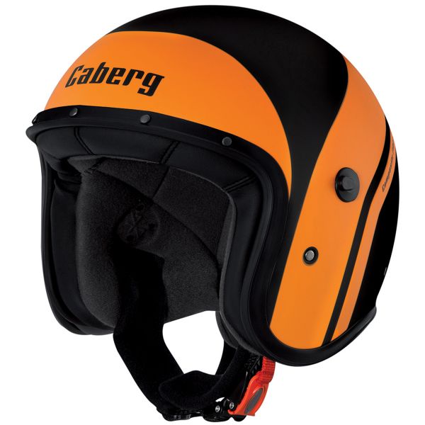 Open Face Caberg Freeride Mistral Matt Black Orange