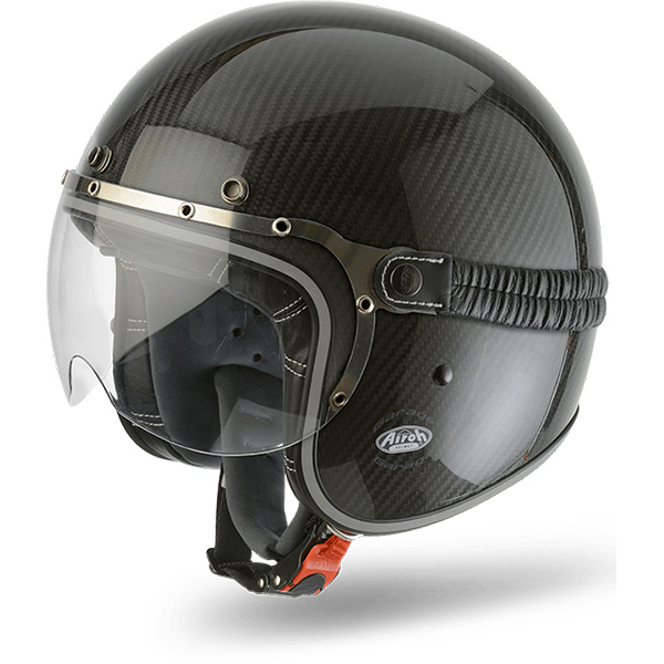 Open Face Airoh Garage Carbon