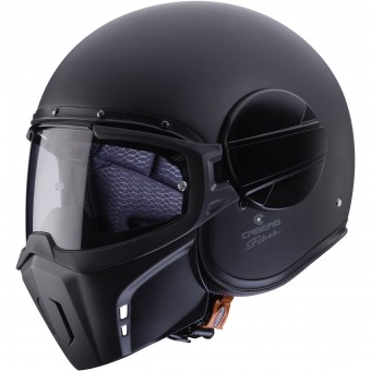 Open Face Caberg Ghost Matt Black
