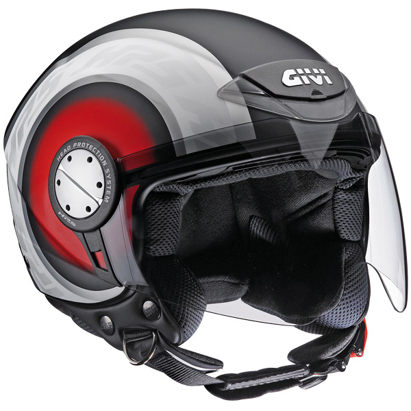Motorcycle Helmet Givi 10.4. F Cercle Black/Red