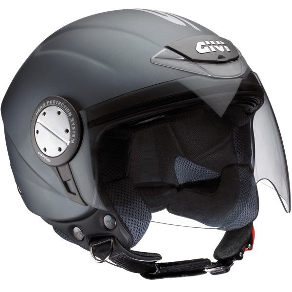 Motorcycle Helmet Givi 10.4.M Fer Grey Soft