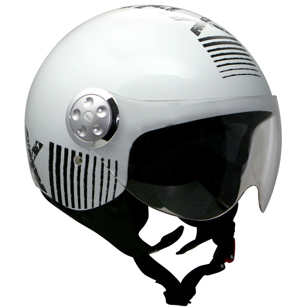 Motorcycle Helmet GPAX Stardust Pearl White