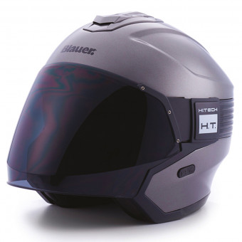 Casque Open Face Blauer Hacker Titanium Matt Black Casque Open Face Blauer Hacker Titanium Matt Black