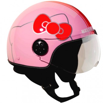 Open Face Hello Kitty Crystal - Pink