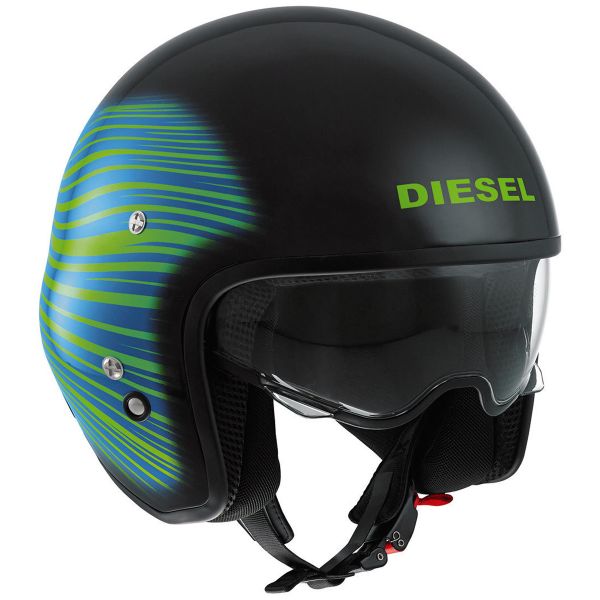 Open Face Diesel Hi-Jack HJ 1 Black Green Blue