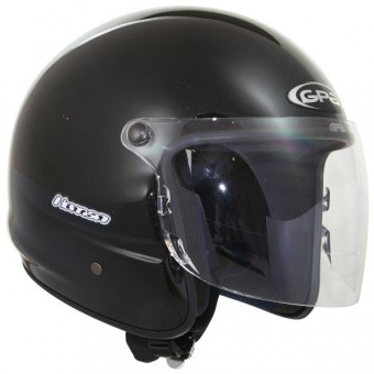 Casque Open Face GPA Human Black Metal Casque Open Face GPA Human Black Metal