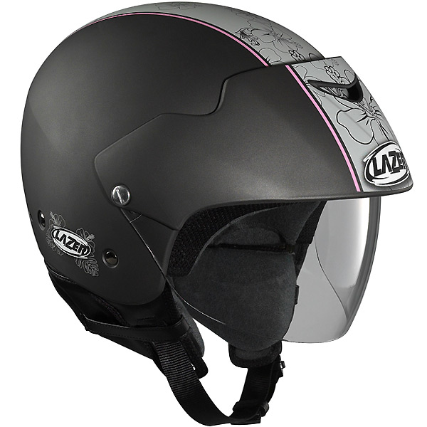 Open Face Lazer Be-Bop Kalua Grey Pink