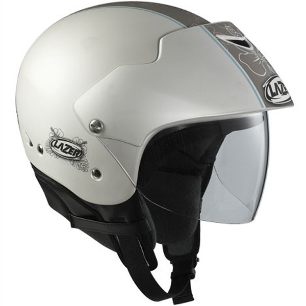 Open Face Lazer Be-Bop Kalua White Blue