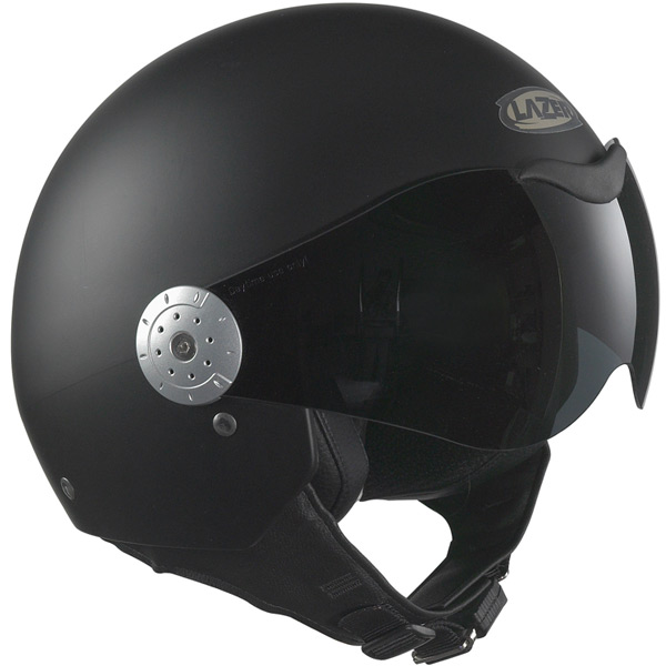 Open Face Lazer Rider Dragon Black Mat