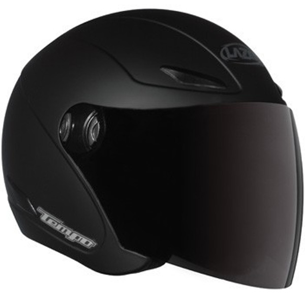 Open Face Lazer Tempo GL Black Mat
