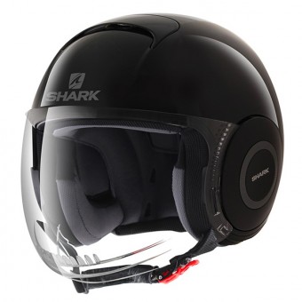 Open Face Shark Micro Black