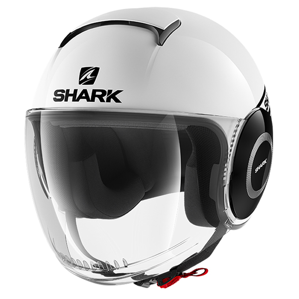 Open Face Shark Micro Street Neon Black White