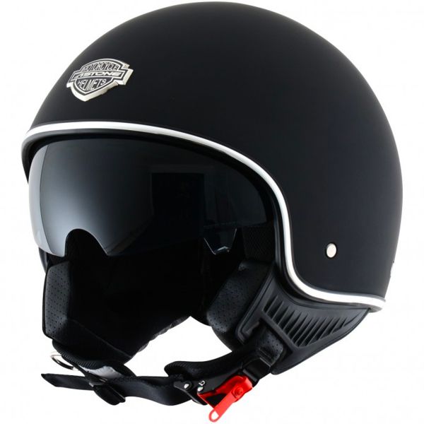 Open Face Astone Minijet 66 Matt Black