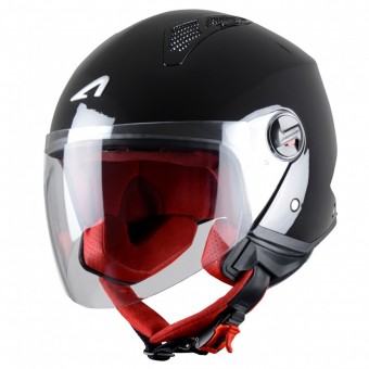 Casque Open Face Astone Minijet Black Casque Open Face Astone Minijet Black