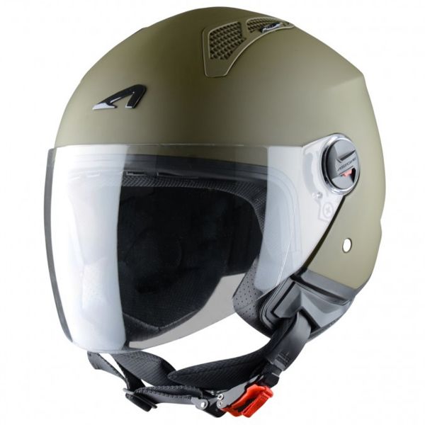 Open Face Astone Minijet Matt Army