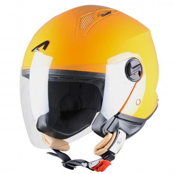Open Face Astone Minijet Orange
