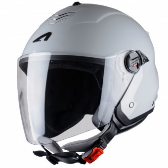 Open Face Astone Minijet S Light Grey