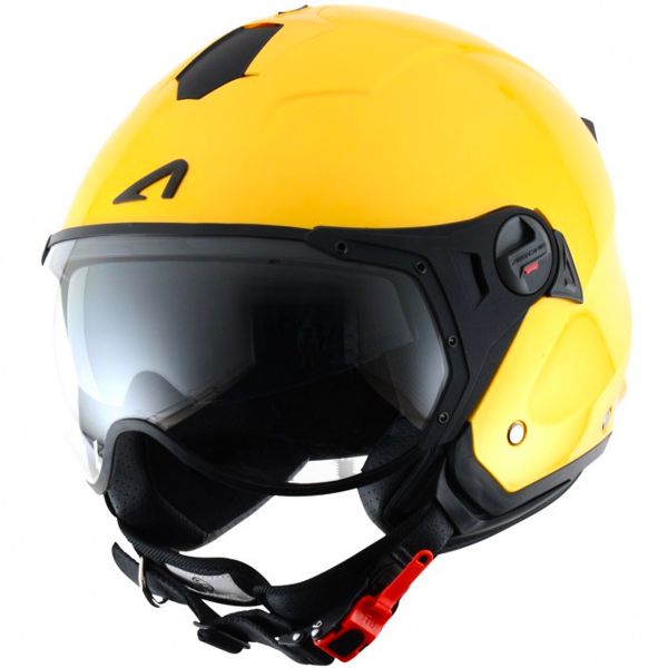 Open Face Astone Minijet Sport Yellow