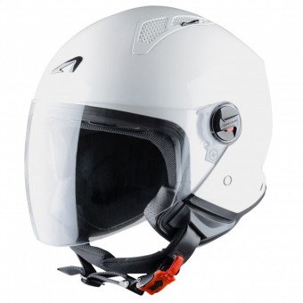 Open Face Astone Minijet White