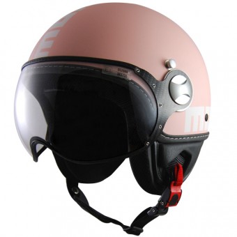 Open Face Momo Design Fighter Pink Mat