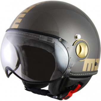 Open Face Momo Design Fighter Titanium Gold 054