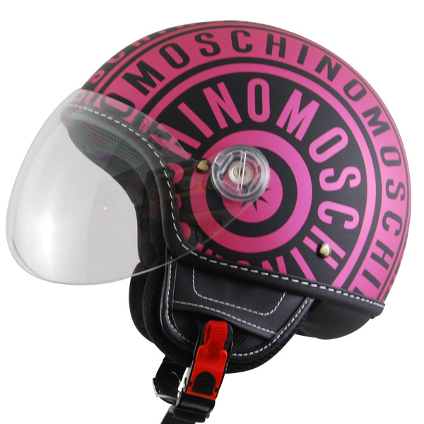Open Face Moschino Logo Pink Mat