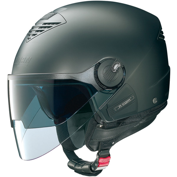 Open Face Nolan N32 Classic N-com Flat Black 8