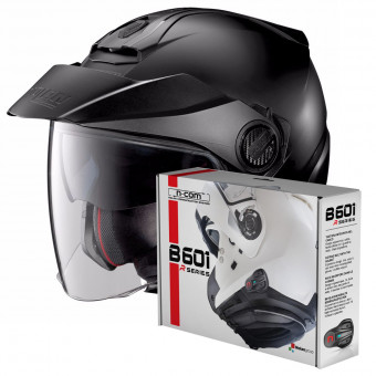 Casque Open Face Nolan N40 5 Classic N-Com Flat Black 10 Casque Open Face Nolan N40 5 Classic N-Com Flat Black 10