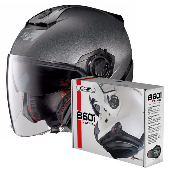 Helmet Nolan N40 5 Special N Com Black Graphite 9 Ready To Ship