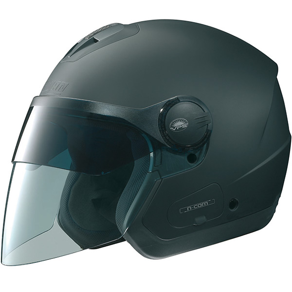 Open Face Nolan N42E Classic N-COM Flat Black 10