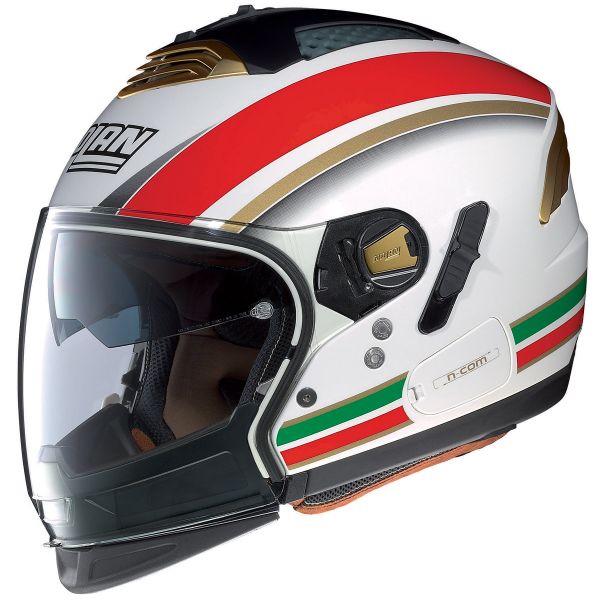 Open Face Nolan N43E Air Italia N-Com White 21
