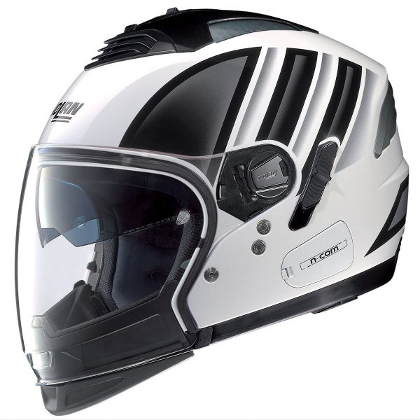 Open Face Nolan N43E Air Voyage N-Com White 11