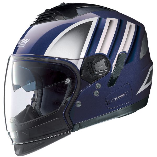Open Face Nolan N43E Air Voyage N-Com Blue 12