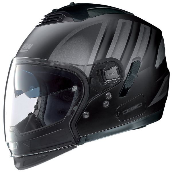 Open Face Nolan N43E Air Voyage N-Com Black Mat 15