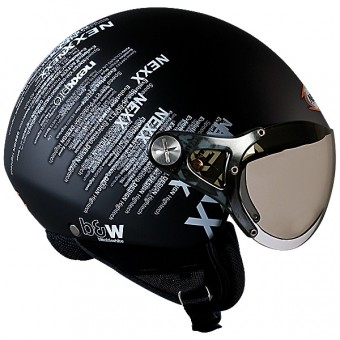 Open Face Nexx X60 BW Black Mat