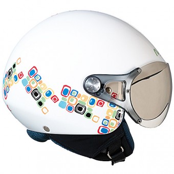 Open Face Nexx X60 Geo Pearl White