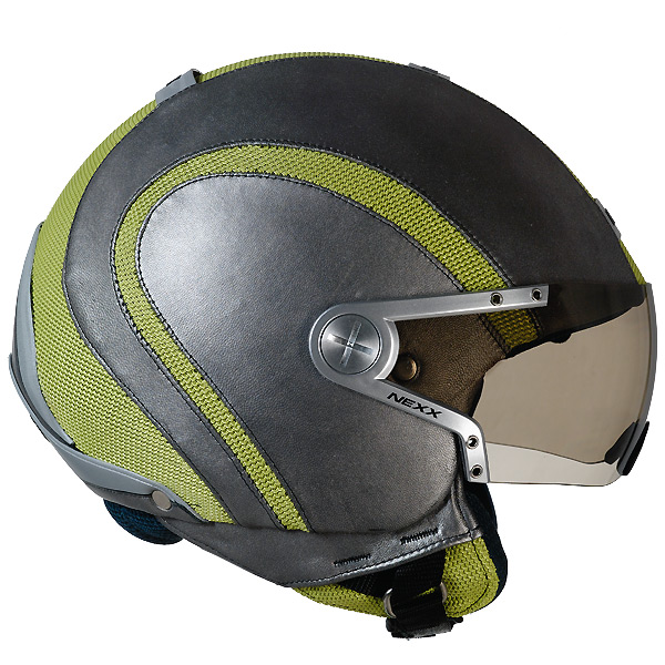 Open Face Nexx X60 Runner Silver Green