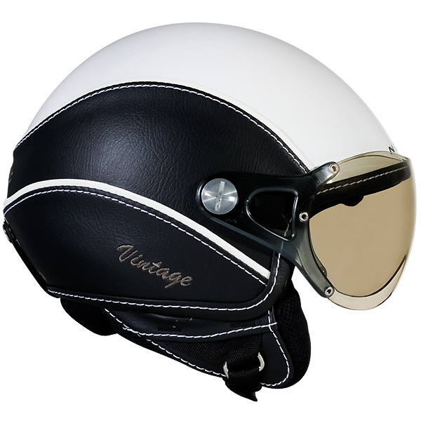 Open Face Nexx X60 Vision Vintage White Black