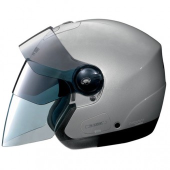 Nolan N42E Classic N-COM Platinum Silver 1