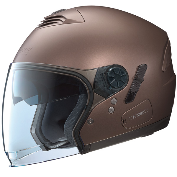 Open Face Nolan N43 Classic Ncom Flat Moka 18