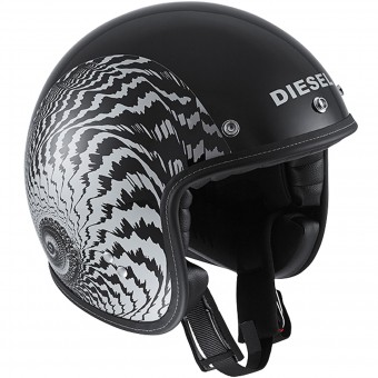 Open Face Diesel Old-Jack OJ 2 Matt Black Silver