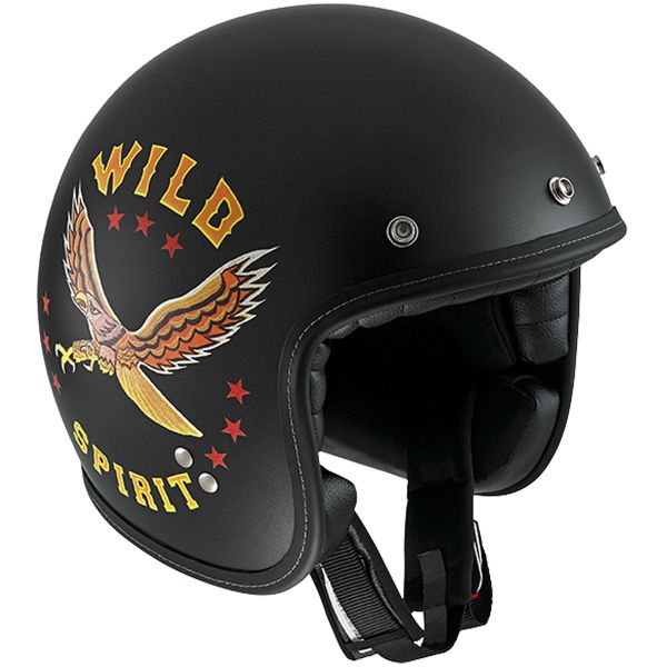 Open Face Diesel Old-Jack OJ 3 Black Yellow Red