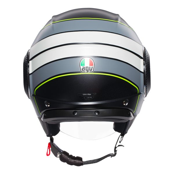 AGV Orbyt Brera Matt Black Grey Yellow