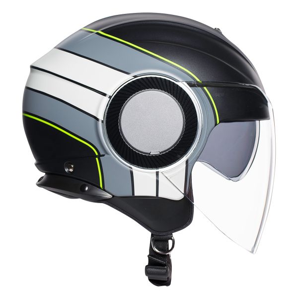 AGV Orbyt Brera Matt Black Grey Yellow