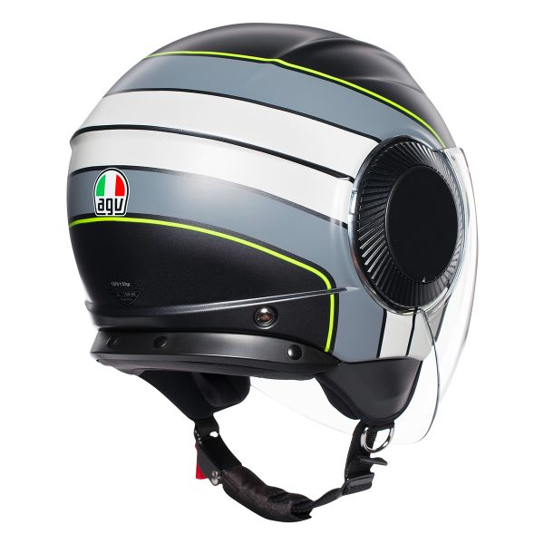 AGV Orbyt Brera Matt Black Grey Yellow