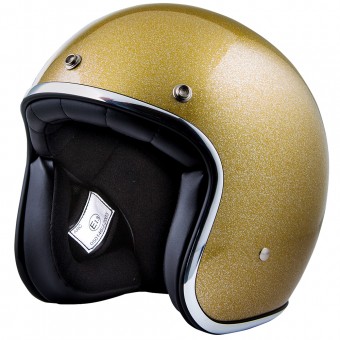 Casque Open Face Stormer Pearl Glitter Gold Casque Open Face Stormer Pearl Glitter Gold